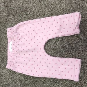 Pink polka dot sweats